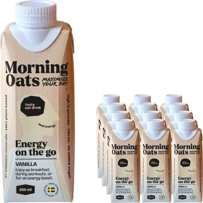 Morning Oats Kaurajuoma Breakfast Vanilia 12-pack