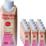 Morning Oats Kaurajuoma Breakfast Mansikka 12-pack