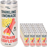 Swedish Tonic Sparkling Lemonad Rabarber & Fläder 24-pack 