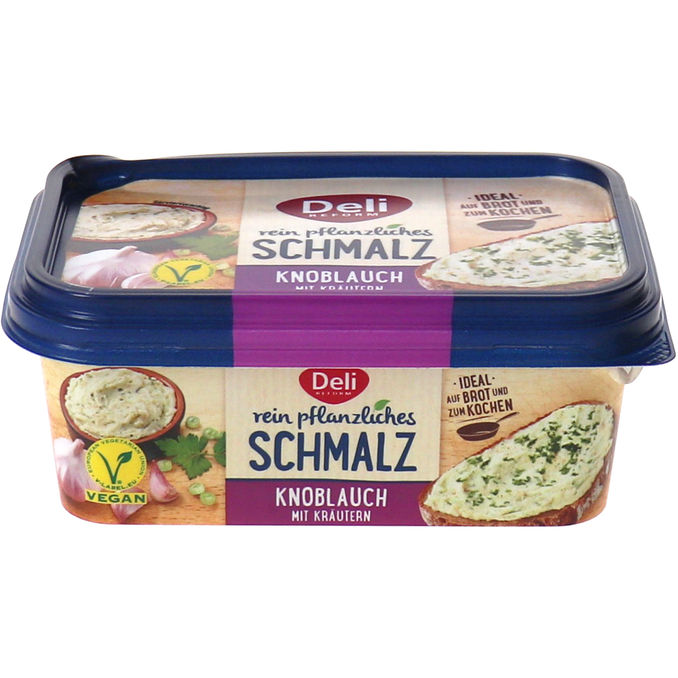 Deli Pflanzliches Schmalz Knoblauch