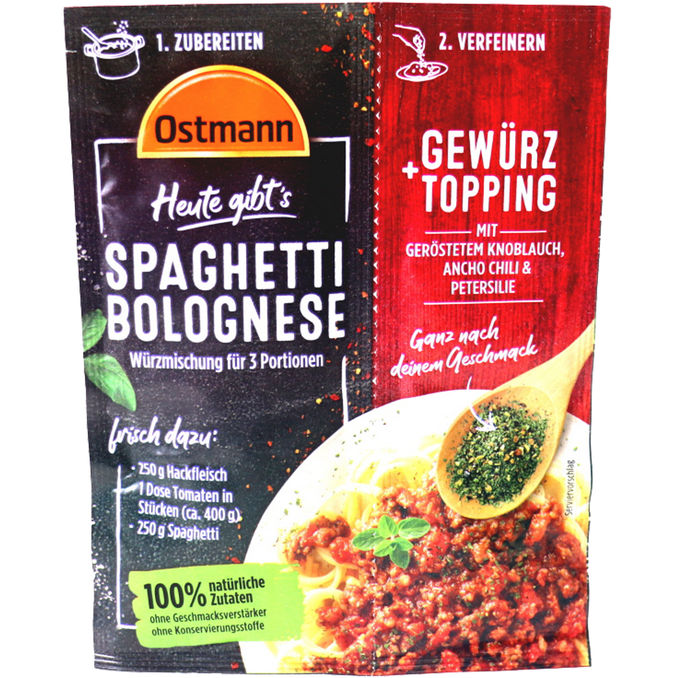 Ostmann Heute Gibt´s Bolognese Gewürzmischung