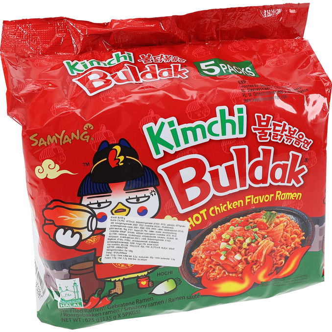 Samyang Buldak Kimchi Hot Chicken 5-pack