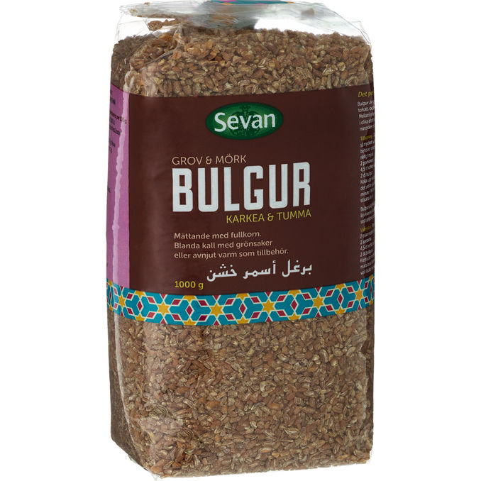 Sevan Bulgur Grov & Mörk 1kg