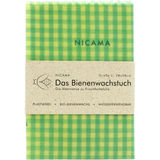 NICAMA Bienenwachstuch Klassisch Grün L