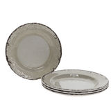 Gimex Teller-Set Stone Line Sand, 4-teilig