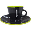 Gimex Espresso Tasse mit Untersetzer, 2er Pack