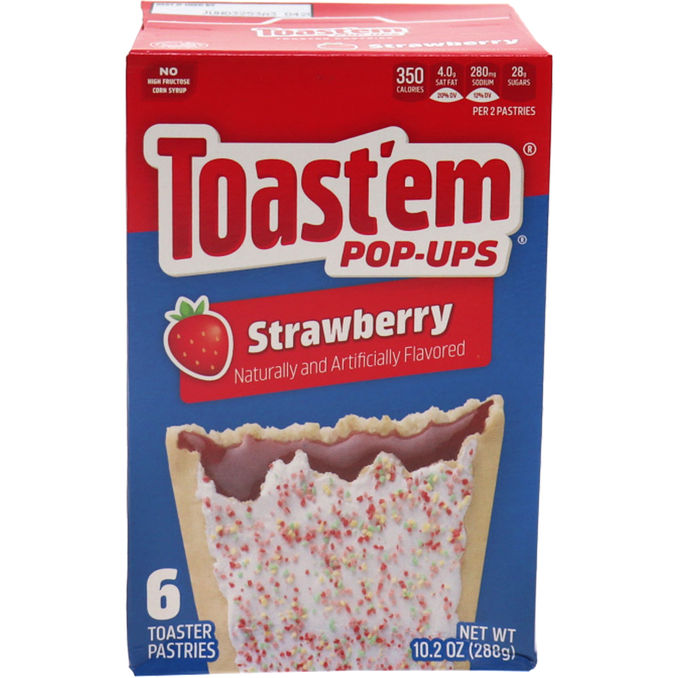 Toast'em Pop-Ups Frosted Strawberry