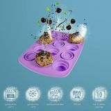 coox 12er-Muffinform, flieder