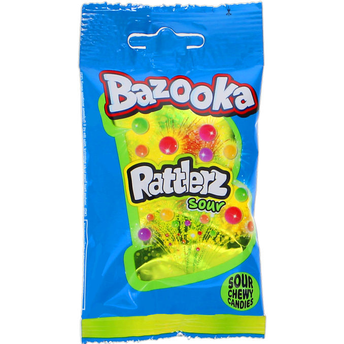 Produktfoto för Bazooka 2 x Rattlerz Sour Godis
