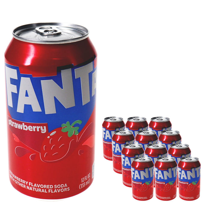 Fanta Strawberry, 12er Pack (EINWEG) zzgl. Pfand