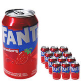 Mindestens haltbar bis: 31.03.2026 Fanta Strawberry, 12er Pack (EINWEG) zzgl. Pfand