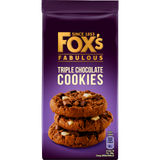 Fox's Triple Chocolate Chunk Cookies 180g
