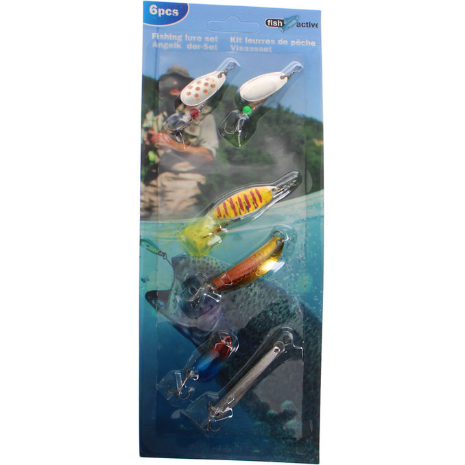 FISH ACTIVE Fiskedrag Set 6-pack