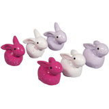 Rayher Polyresin Osterhasen, 6er Pack