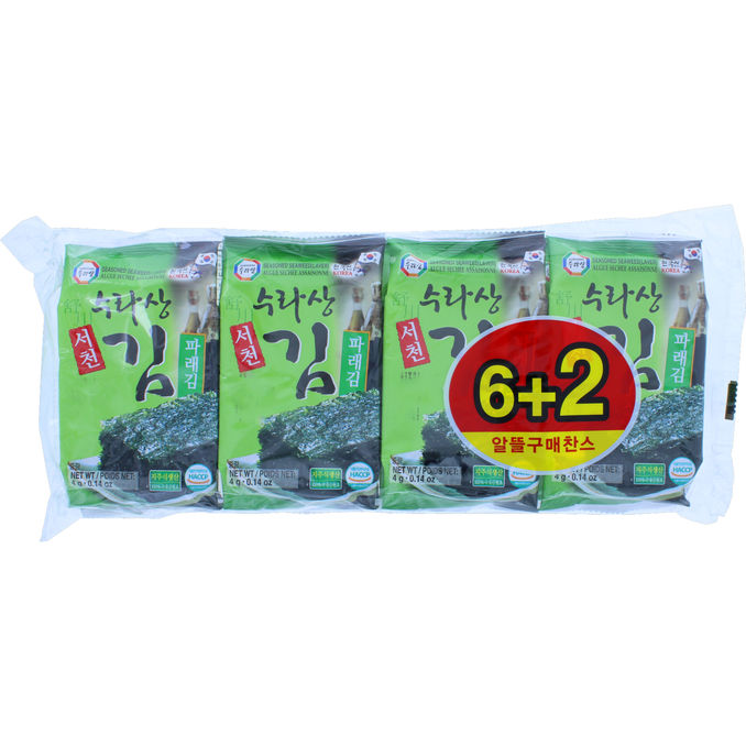 SURASANG Seasoned Seaweed 8-pack