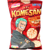 Komesan Brown Rice Chips Zoro Ketchup Flavor