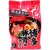 Mindestens haltbar bis: 30.09.2025 Igarashi Seimen Instant Ramen mit Tonkotsu Sauce, 3er Pack