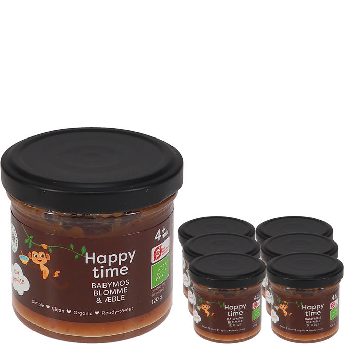 Woodland Wonders Barnmat Äpple & Plommon 6-pack