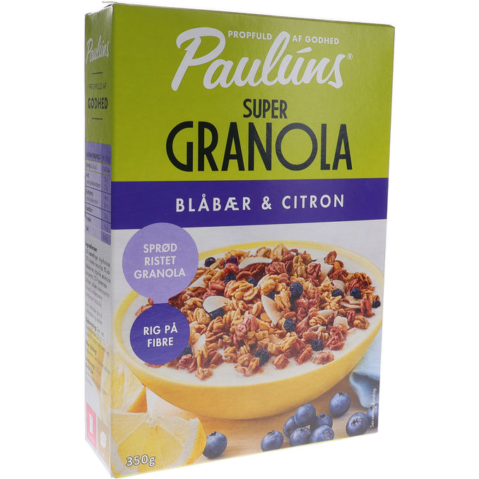 Pauluns Granola Blåbär & Citron