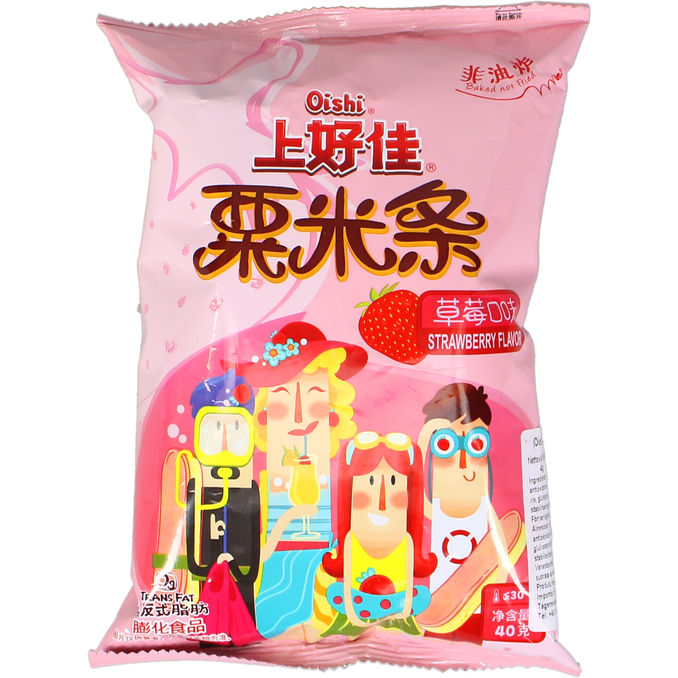 Oishi Majskrokar Choklad Jordgubb