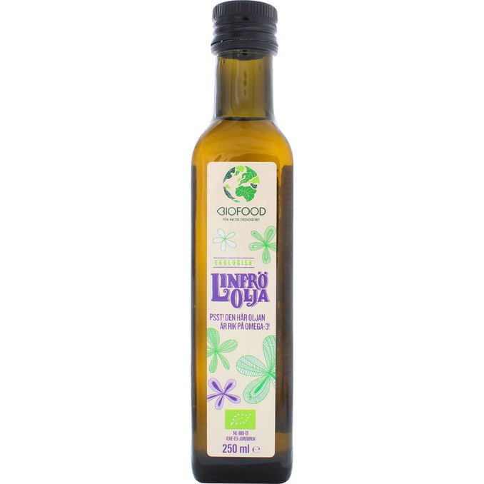 Biofood Linfröolja Kallpressad 200ml