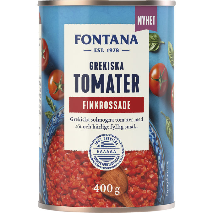 Fontana Finhakkede Tomater