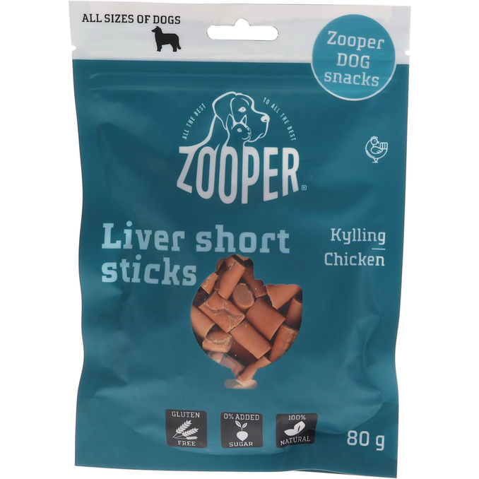Zooper Hundsnacks Short Liver Sticks