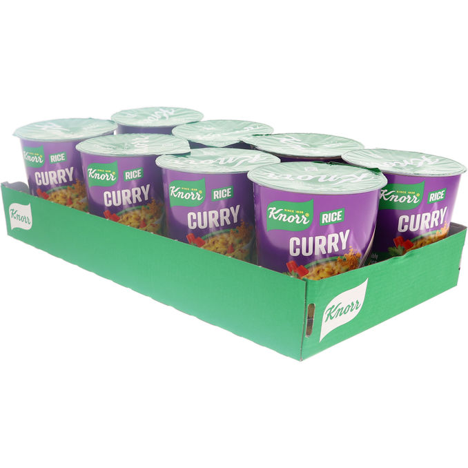 Knorr Rice & Curry Snack Pot 8-pack