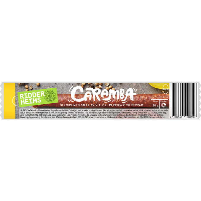 Ridderheims 4 x Snack Salami Caramba 20g