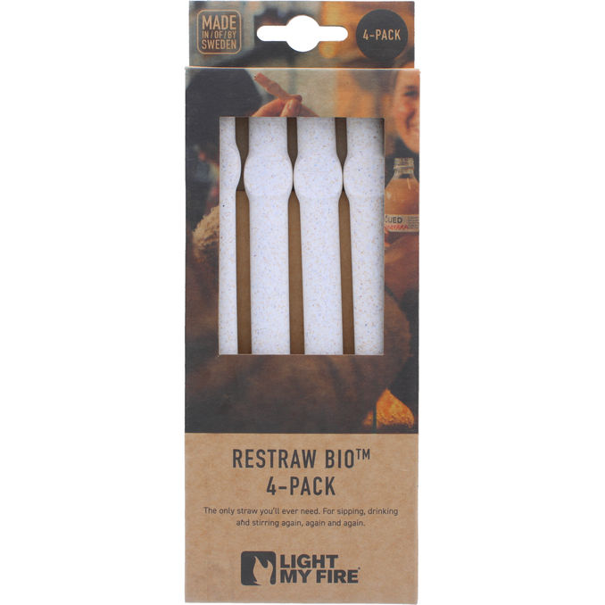 Light My Fire  Restraw 4-pack Cream
