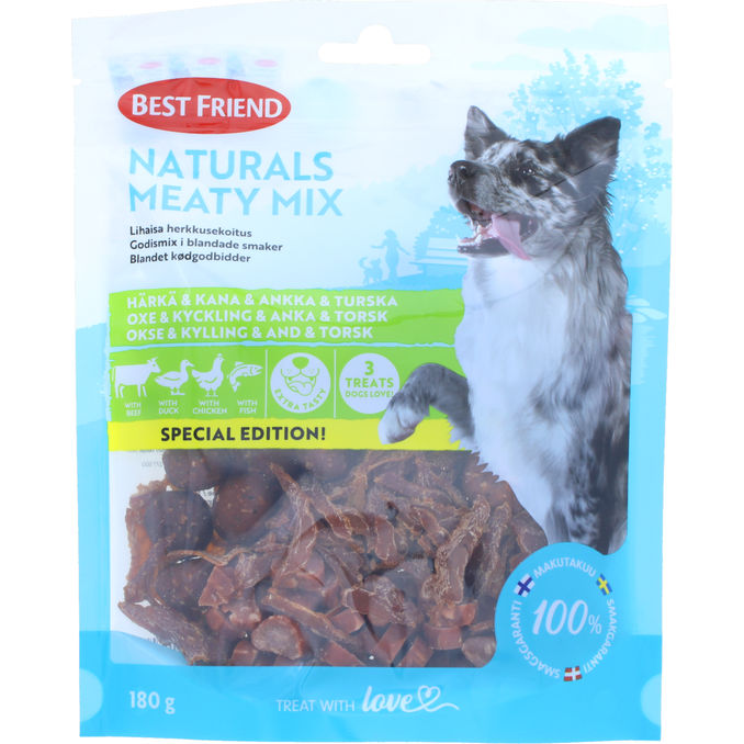 Best Friend Hundgodis Naturals Meaty Mix