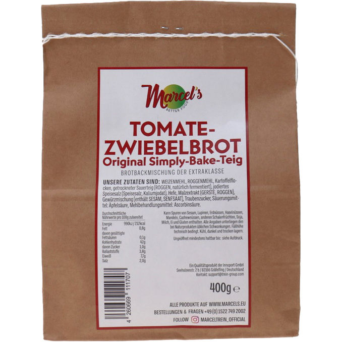 Marcel's BetterFood Backmischung Backfix Tomaten-Kräuterbrot