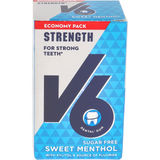 Bedst før: 08.10.2026 V6 Strength Sweet Menthol Tyggegummi