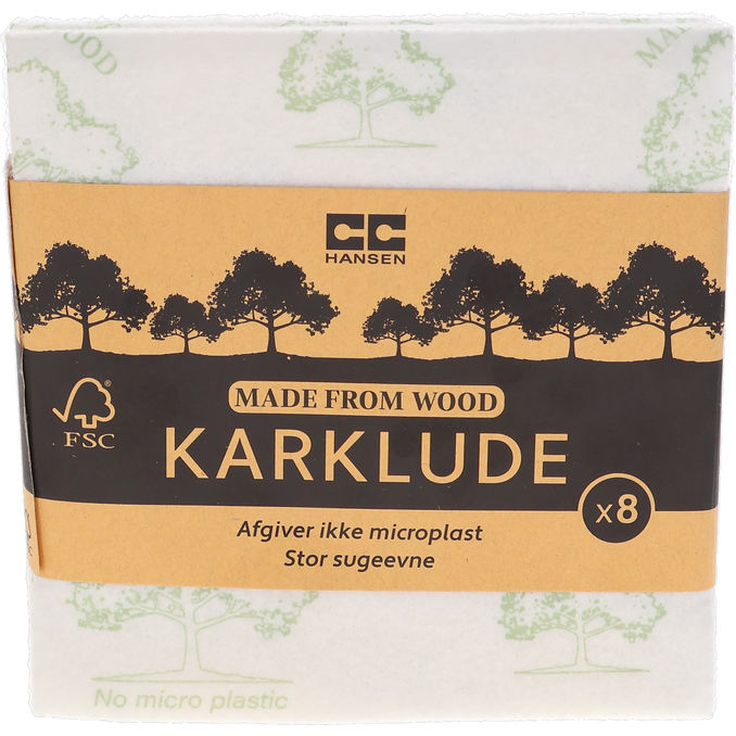 C.C Hansen Disktrasor Träfiber 8-pack