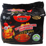 BAIXIANG Snabbnudlar Hot Chili Chicken 5-pack
