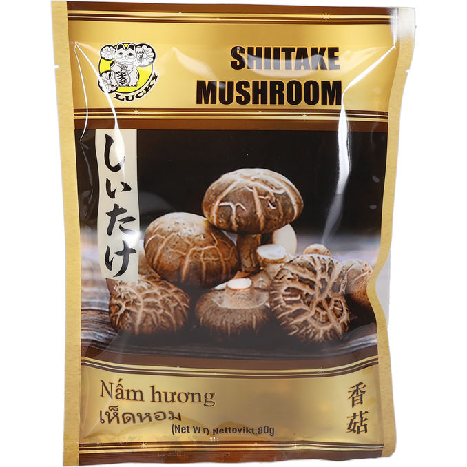 Lucky Katt Torkad Shiitake Svamp