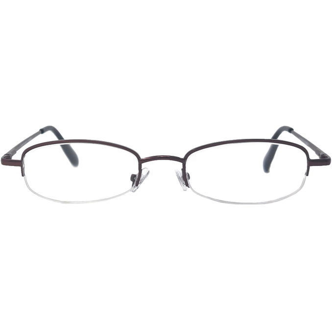 Star Optic Lesebrille Metall Halbrahmen +1,5 Dioptrien bronze