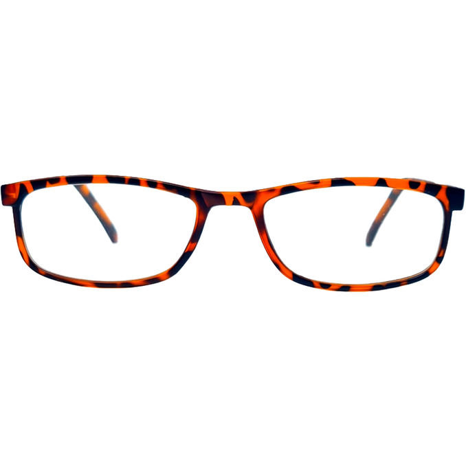 Star Optic Lesebrille eckig demi +2,0 Dioptrien