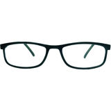 Star Optic Lesebrille eckig +2,0 Dioptrien schwarz
