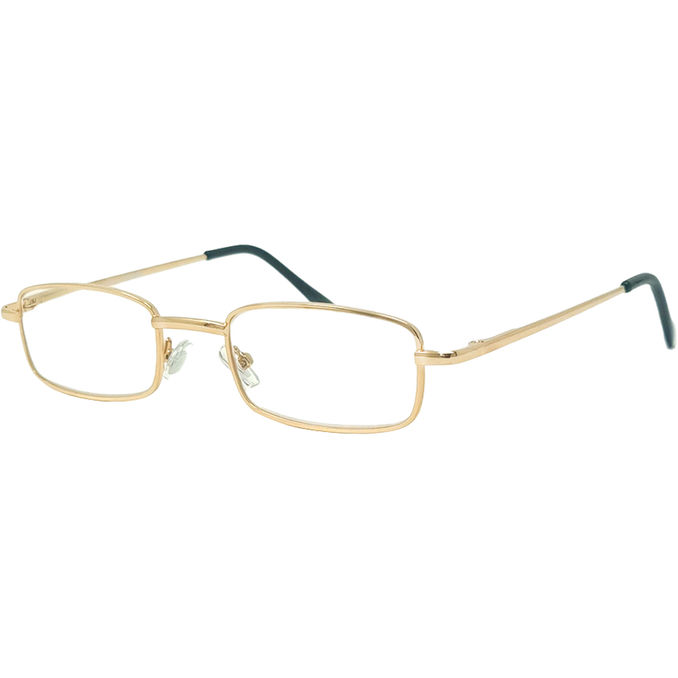 Star Optic Lesebrille Metall Vollrahmen +2,0 Dioptrien gold
