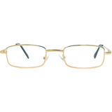 Star Optic Lesebrille Metall Vollrahmen +2,5 Dioptrien gold