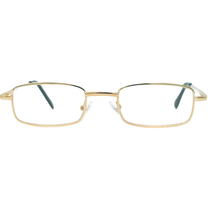 Star Optic Lesebrille Metall Vollrahmen +2,5 Dioptrien gold