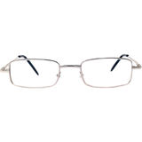 Star Optic Lesebrille Metall Vollrahmen +3,0 Dioptrien silber