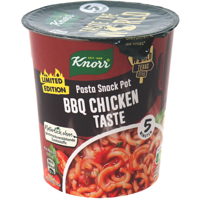 Knorr Pasta Snack Pott BBQ Chicken Taste
