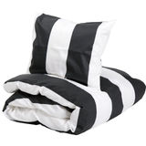 Kosta Linnewäfveri Sengesæt 100% Bomuld Sort/Hvid