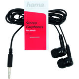HAMA In-Ear-Kopfhörer mit Kabel, schwarz