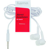HAMA In-Ear-Kopfhörer mit Kabel, weiß