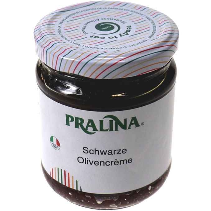 Pralina Schwarze Olivencreme