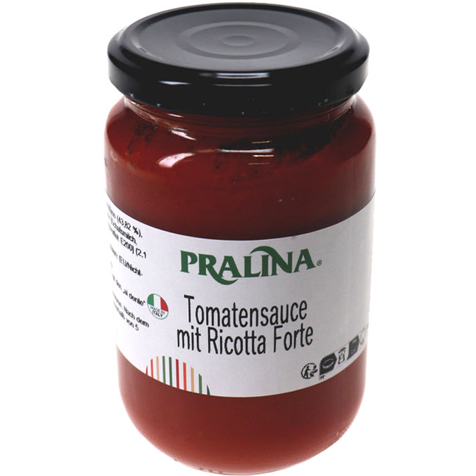 Pralina Tomatensauce Ricotta Forte