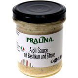 Pralina Aioli Basilikum und Zitrone